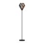 Eglo Carlton gulvlampe sort/kobber