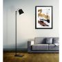 Eglo gulvlampe Lacey sort/creme E27 H159 cm