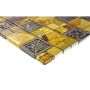 Mosaik Roman krystal/resin guld mix 30 x 30 cm