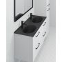 Camargue dobbeltvask Svanholm Rendalen mat sort 120x46 cm