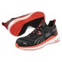 PUMA Safety sikkerhedssko Turbo Black/Red Low S1PS ESD