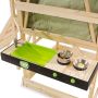 Exit Toys Yuki 550 legehus m/køkken og sandkasse træ/tekstil 337x148x246 cm