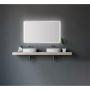 DSK Design LED spejl silver LUNA 1200x700x24mm