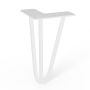 Møbelben Hairpin III hvid 20 cm