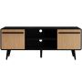 Notio Living TV-møbel sort eg 1400x530x390 mm