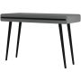 Notio Living skrivebord m/skuffer grå sort
