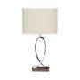 Aneta bordlampe Posh hvid 54 cm