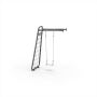 Exit Toys GetSet monkeybar MB110 legestativ stål grå 173x115x248 cm