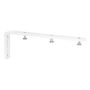 Debel vinkel 2 stk. 10 cm hvid