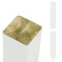 Plus Skagen stolpe med spids hvid 9x9x160 cm