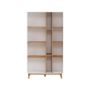 Notio Living Paulo bogreol hvid/eg