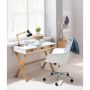 Notio Living Paulo skrivebord skuffer hvid/eg