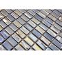 Mosaik Eco genanvendt glas sort 3D 31,5 x 31,7 cm