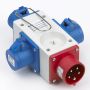 Forgrener CEE 400V til 3xCEE 400V