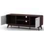 Notio Living TV-møbel valnød hvid 1400x530x390 mm