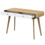 Notio Living skrivebord m/skuffer MDF eg hvid