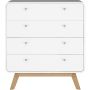 Notio Living kommode med 4 skuffer hvid