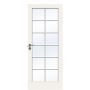 Swedoor dør Style SP12 klart glas hvid 9x21