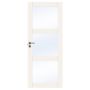 Swedoor glasdør Purity m/3 felter hvid 825x2040 mm 9x21