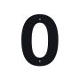 Jasa husnummer nr. 0 sort 10 cm