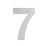 Jasa husnummer nr. 7 galvaniseret 10 cm