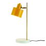 Dyberg Larsen bordlampe Ocean E27 orange/turkis 