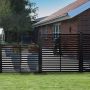 Nordic Fence hegn Sense sort 90x180 cm 