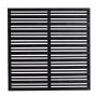 Nordic Fence hegn Sense sort 180x180 cm 
