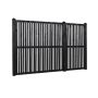 Nordic Fence hegn Sense sort 180x180 cm 