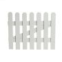 Nordic Fence stakitlåge Fyn hvid 100x80 cm 