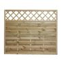 Nordic Fence tæthegn m/lige espalier Solid 180x150 cm 
