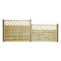 Nordic Fence tæthegn m/lige espalier Solid 180x150 cm 