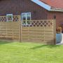 Nordic Fence tæthegn m/lige espalier Solid 180x150 cm 