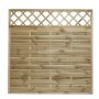Nordic Fence tæthegn m/lige espalier Solid 180x180 cm 
