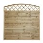 Nordic Fence tæthegn m/buet espalier Solid 180x165/180 cm 