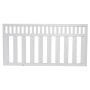Nordic Fence havehegn Tendens hvid 180x90 cm 