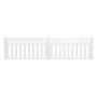 Nordic Fence havehegn Tendens hvid 180x90 cm 