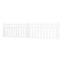 Nordic Fence havehegn Tendens hvid 180x90 cm 