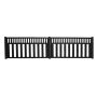 Nordic Fence havehegn Tendens sort 180x90 cm 