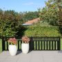 Nordic Fence havehegn Tendens sort 180x90 cm 
