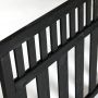 Nordic Fence havelåge Tendens sort 100x90 cm 