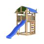 Jungle Gym legetårn Fort 2.1 m/blå rutsjebane 