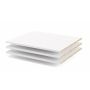 Tvilum hylder Verona smalle hvide 58,8x48,8x1,8 cm 3 stk.