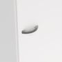 Tvilum garderobeskab Focus m/1 låge hvid 49,2x47,05x200 cm