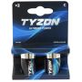 Tyzon alkaline batterier super c 1,5 V 2 stk. 