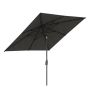 Baser parasol Signatur m. krank antracit 2,5x2,5 m