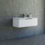 Scanbad badmøbelsæt Now underskab med vask 34x101 cm - flere farver