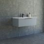Scanbad badmøbelsæt Now underskab med vask 34x101 cm - flere farver
