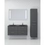 Camargue dobbeltvask Svanholm Rendalen mat sort 120x46 cm