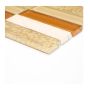 Mosaik glas/natursten beige mix 32,2 x 30,4 cm